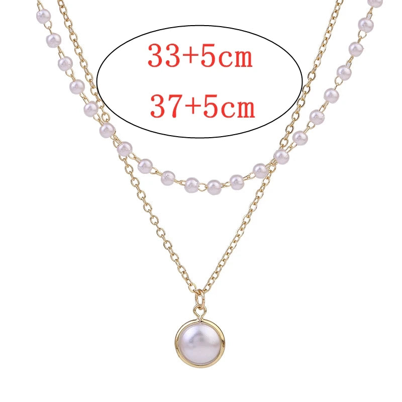 Pearl Pendant necklace for women jewelry