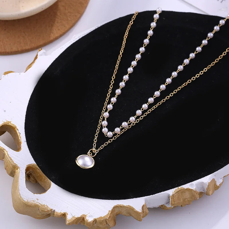 Pearl Pendant necklace for women jewelry