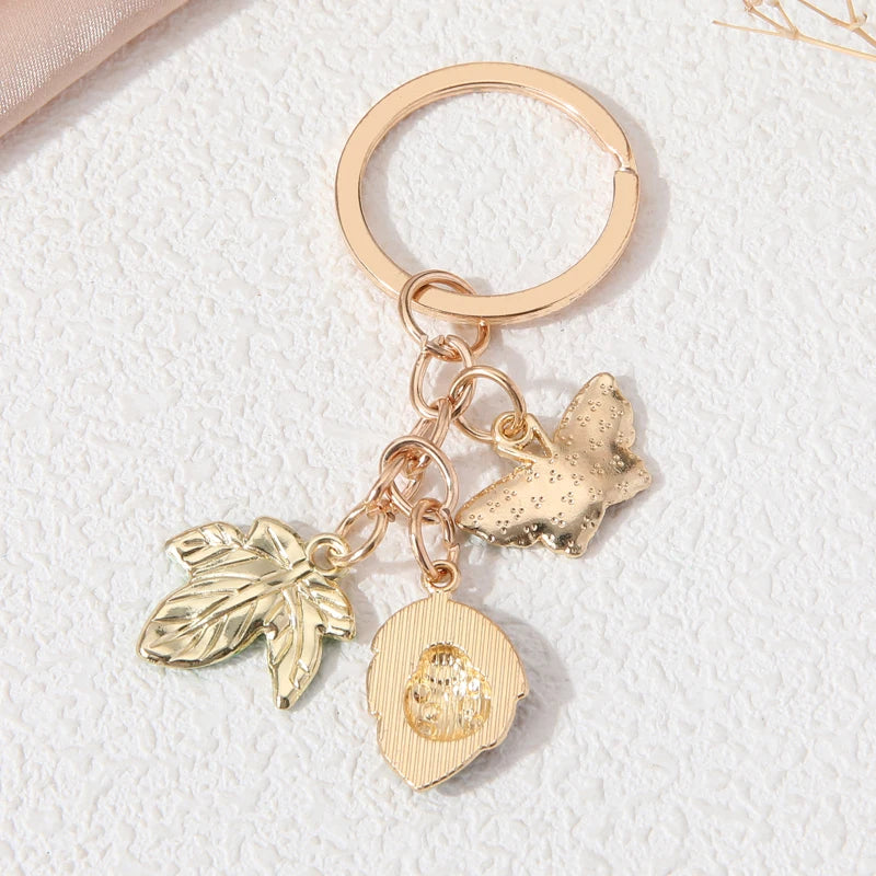 Butterfly Ladybug Keychain