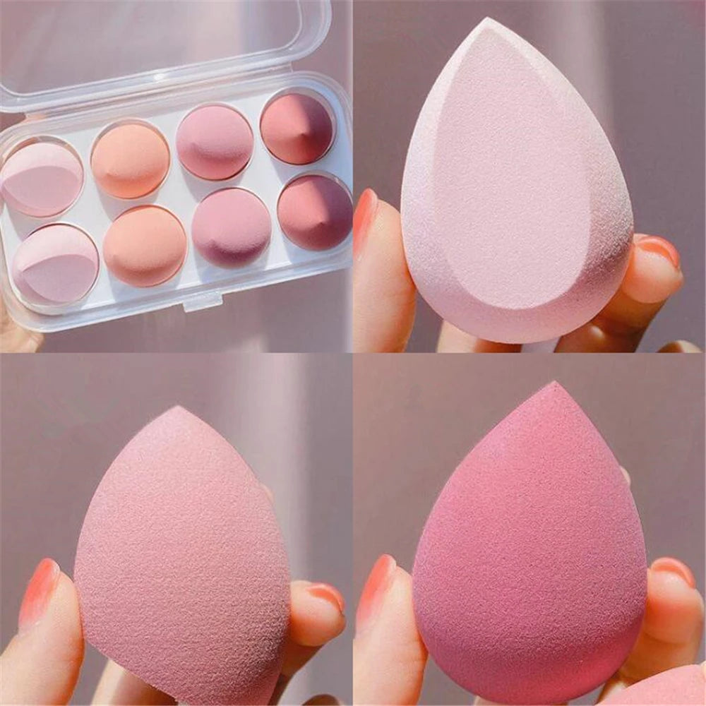 4/8pcs makeup sponge blender beauty egg blow cosmetic soft foundation